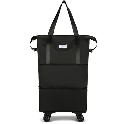 LuxeElevate™ Deluxe Rolling Duffel with Smart Separator - LuxeElevate