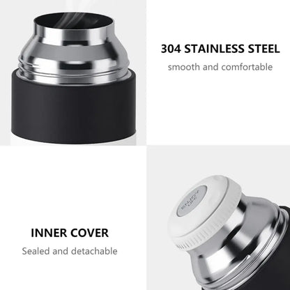 LuxeElevate™ Chic Stainless Steel Travel Thermos - LuxeElevate