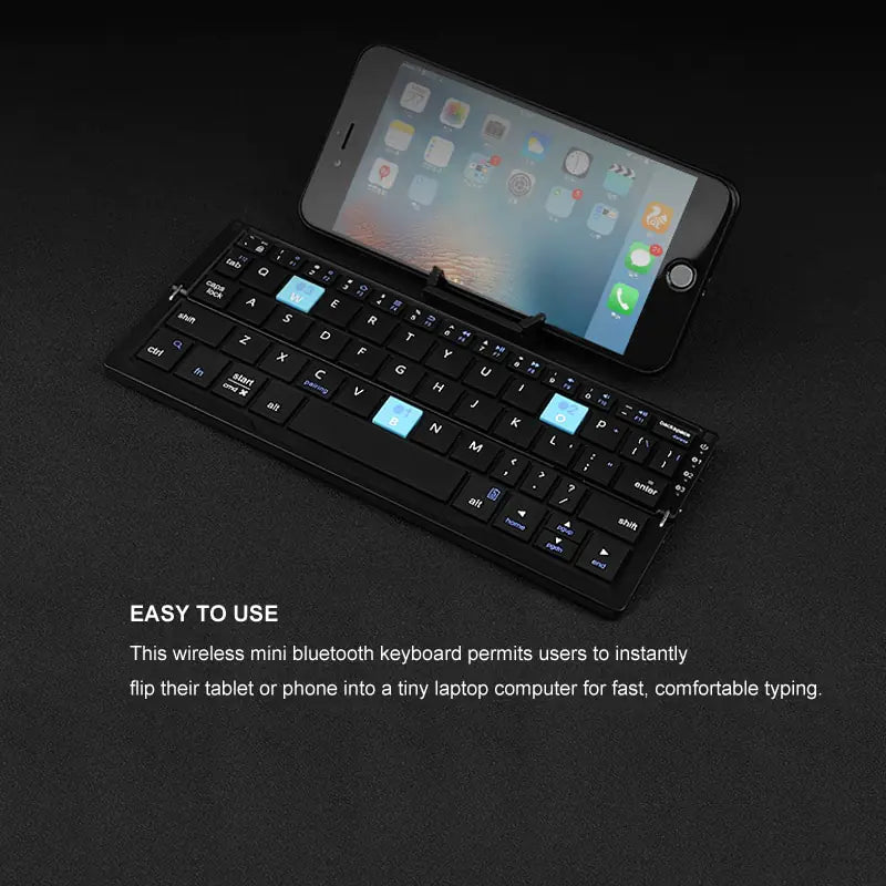 LuxeElevate™ Ultra-Slim Wireless Bluetooth Keyboard - LuxeElevate