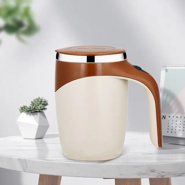 LuxeElevate™ Rechargeable Auto-Stir Coffee Cup - Effortless & Elegant - LuxeElevate