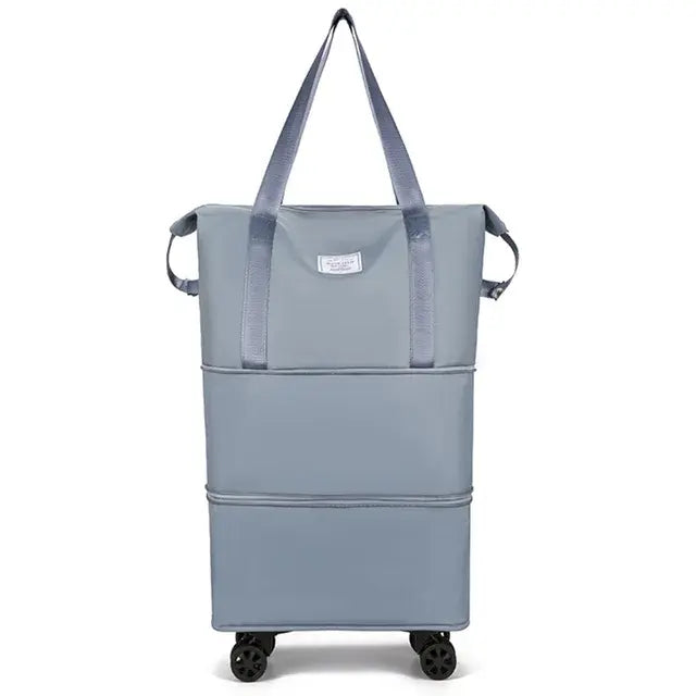 LuxeElevate™ Deluxe Rolling Duffel with Smart Separator - LuxeElevate