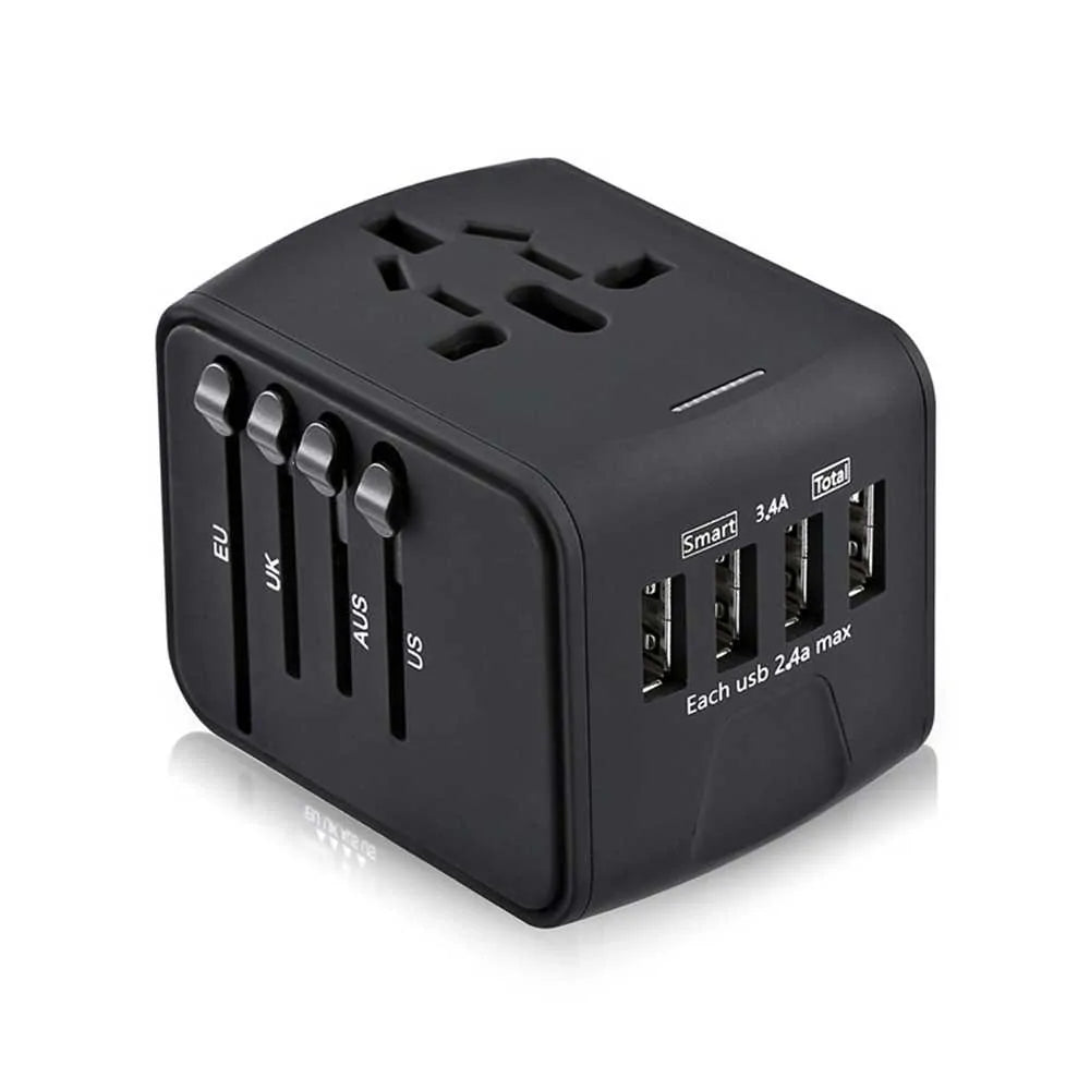 LuxeElevate™ Compact Universal Travel Power Adapter - LuxeElevate